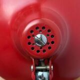 Red German table lamp mid-century 6786 by Christian Dell for Kaiser Idell, 1960s