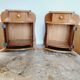 Pair of art deco bedside tables