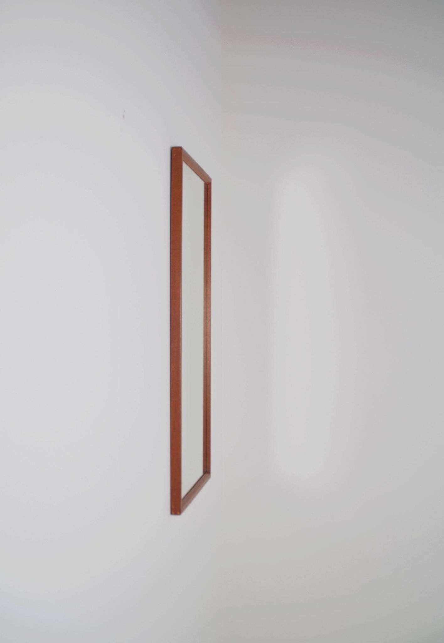 Danish teak mirror by Kai Kristiansen for Aksel Kjersgaard, 1960s
