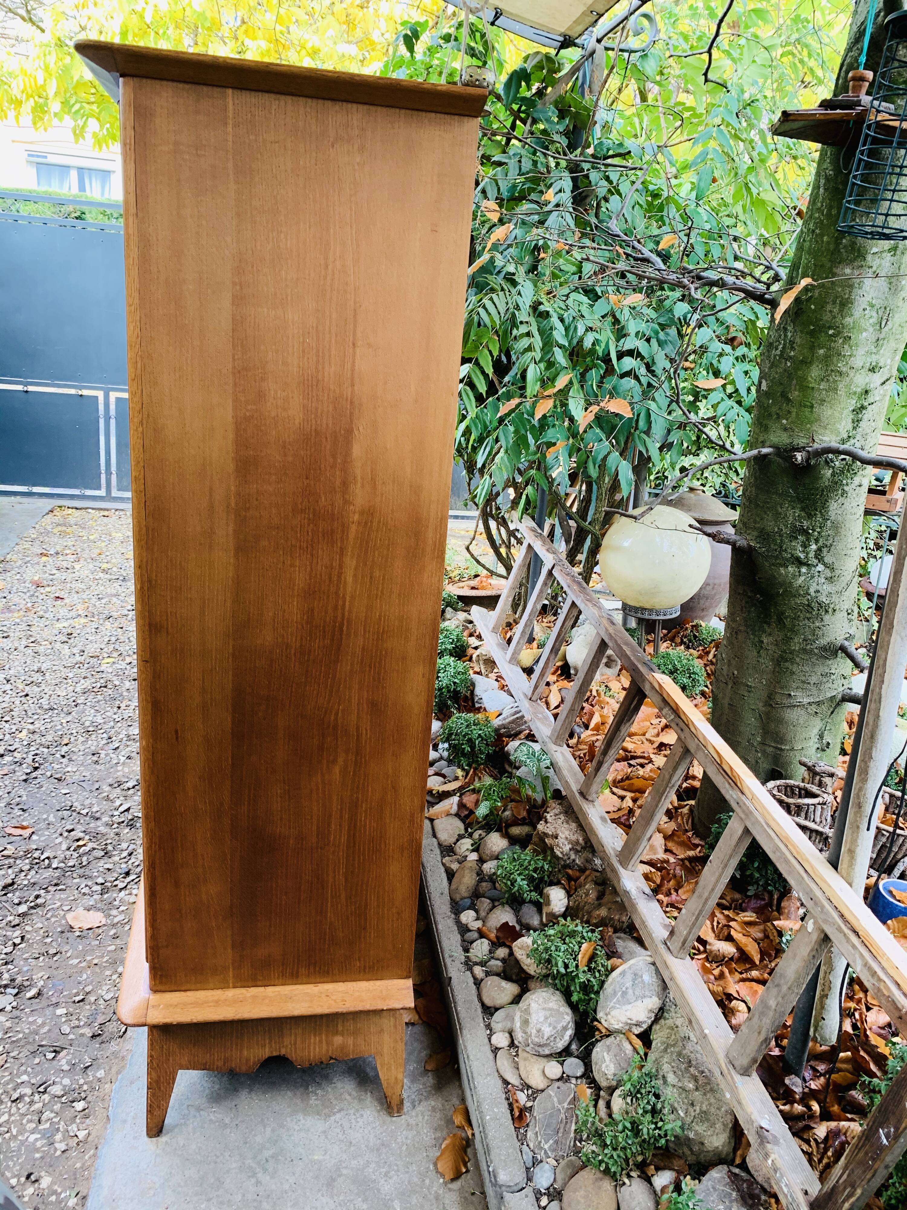 1950 compass foot cabinet