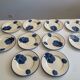 Set of 10 Lunéville earthenware dinner plates