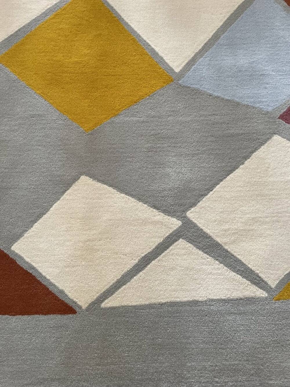 "Terrace" hand-tufted rug by Tisca Switzerland from the 1990s.