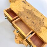 Magnificent Art Deco Elm Burl Console