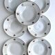 Antique earthenware soup plates