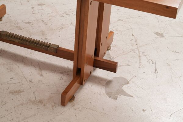 Ilmari Topiovaara / Grande Table à Manger (bois) / Table à Manger au Design Vintage