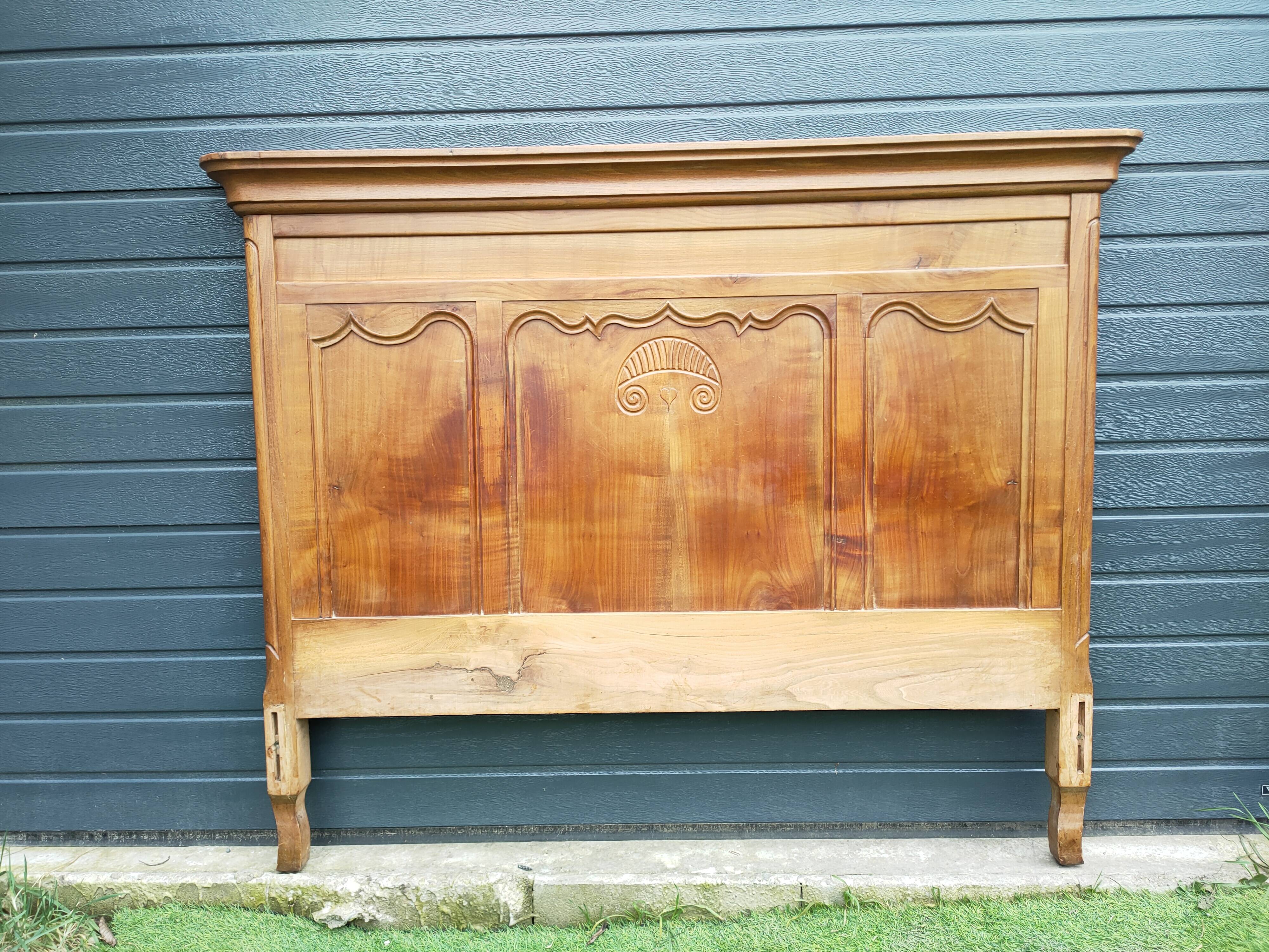 antique solid wood headboard