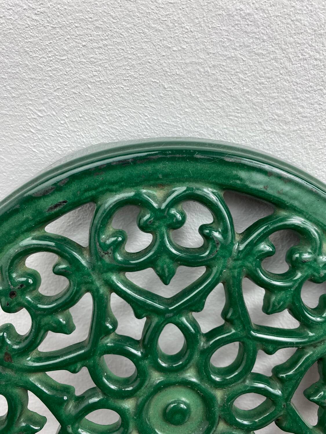 Old cast iron trivet