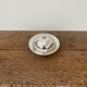 Silver metal butter dish
