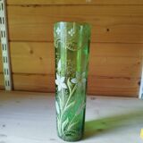 Enameled vase