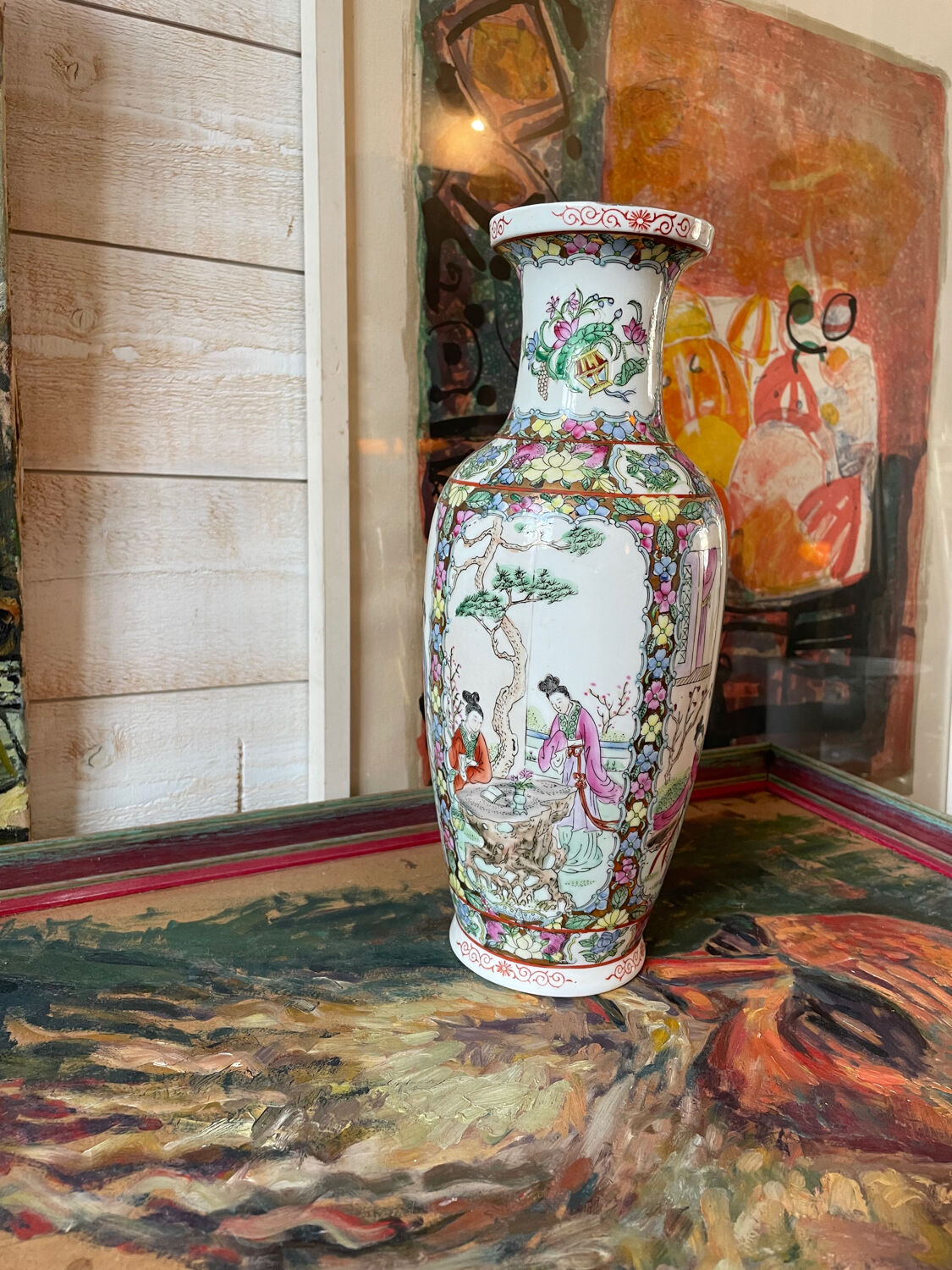 Stamped Chinese vase