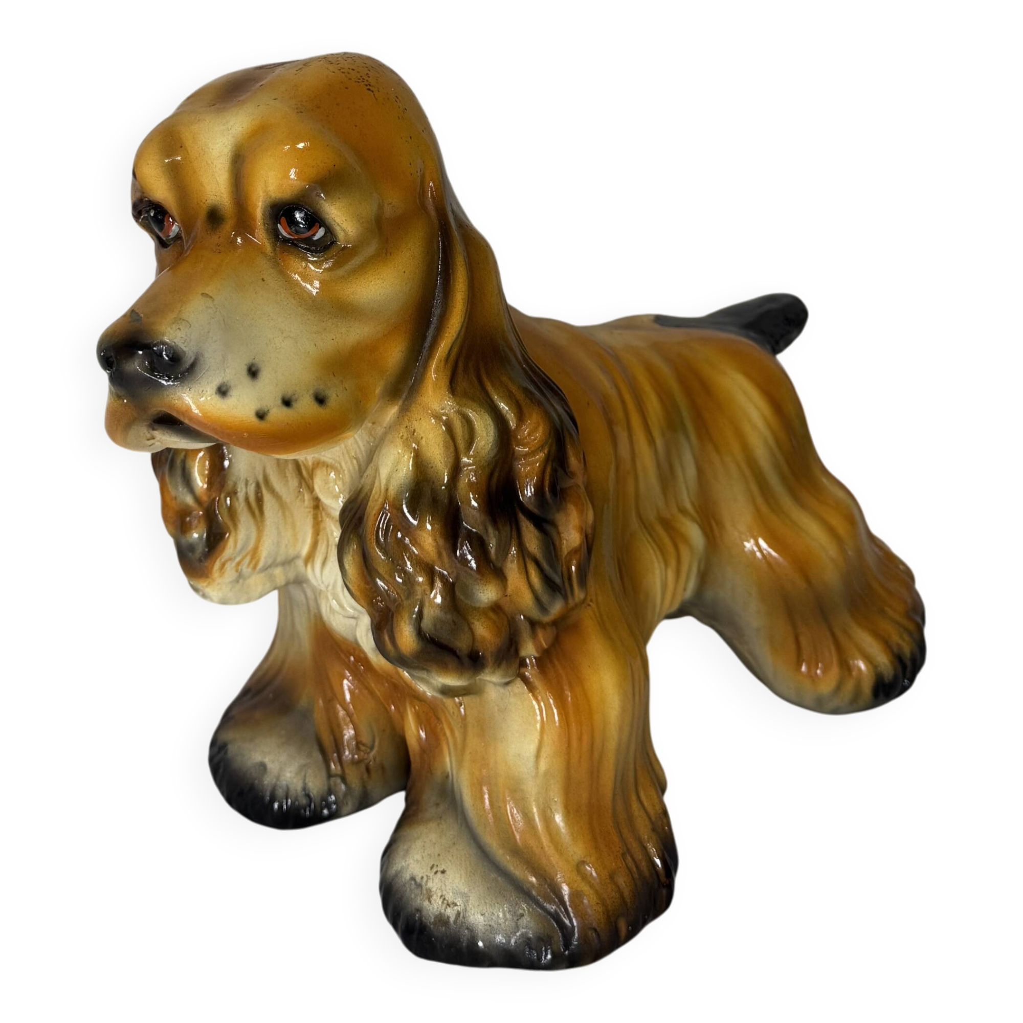 Ceramic dog, cocker