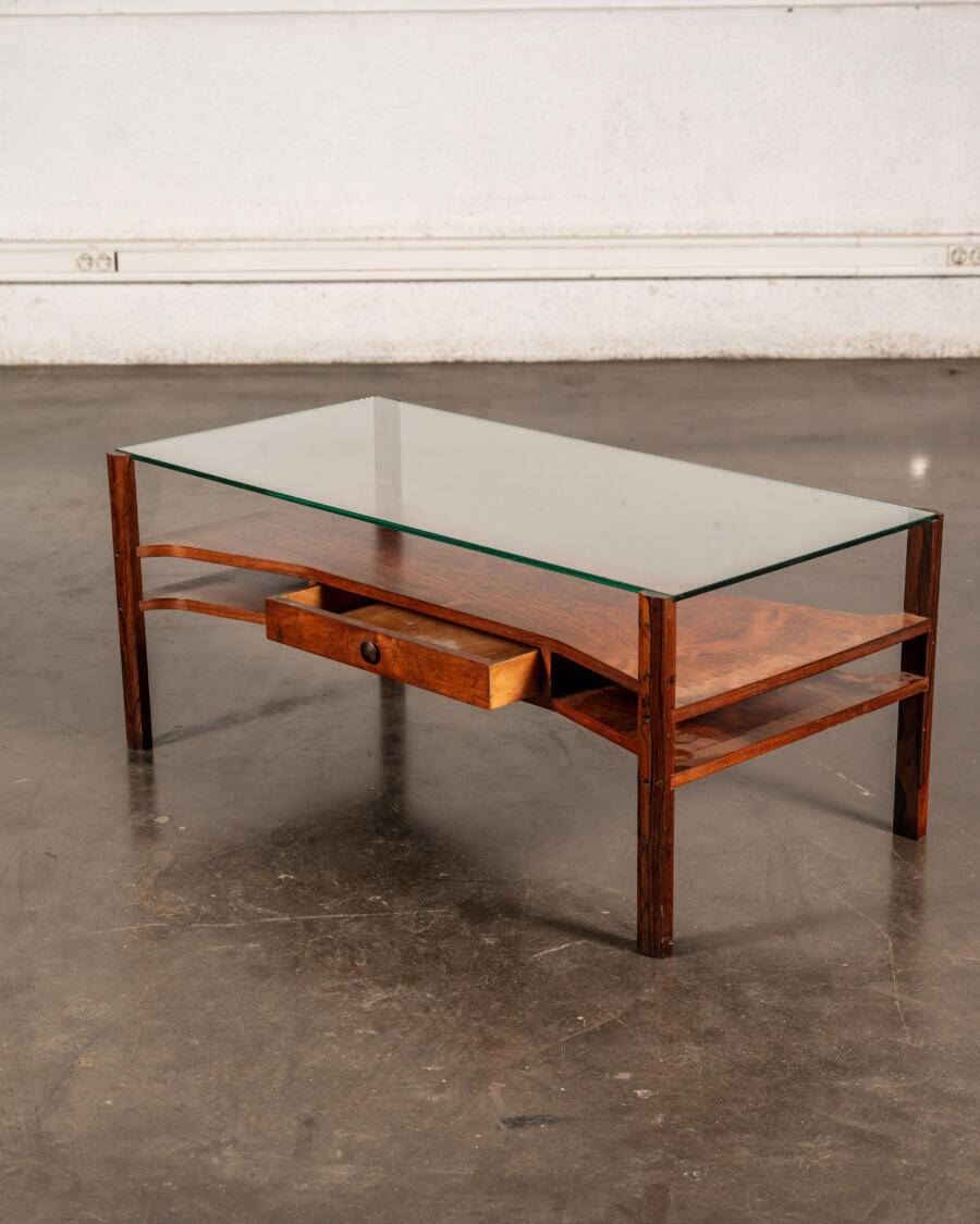Rosewood coffee table