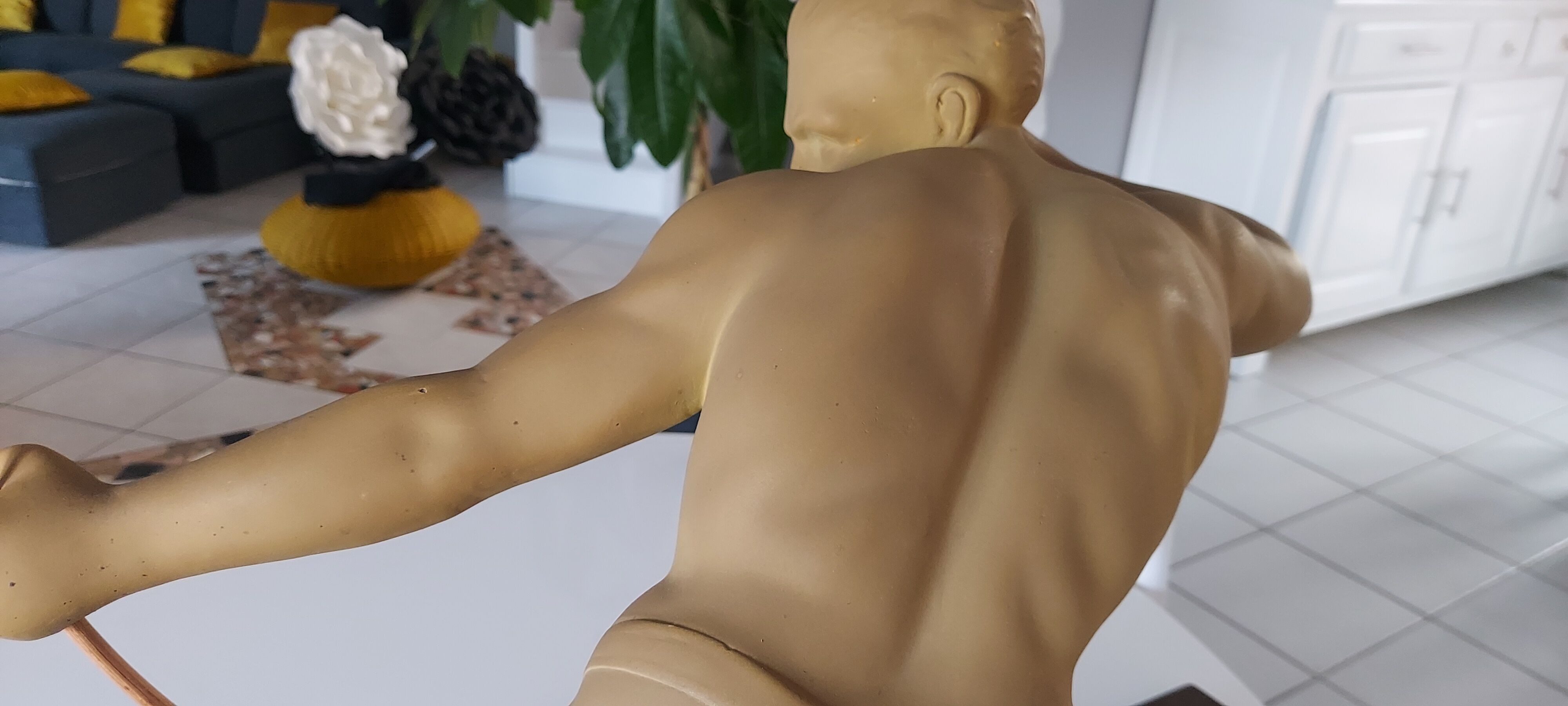 Art Deco statue sculpture from the 1950s