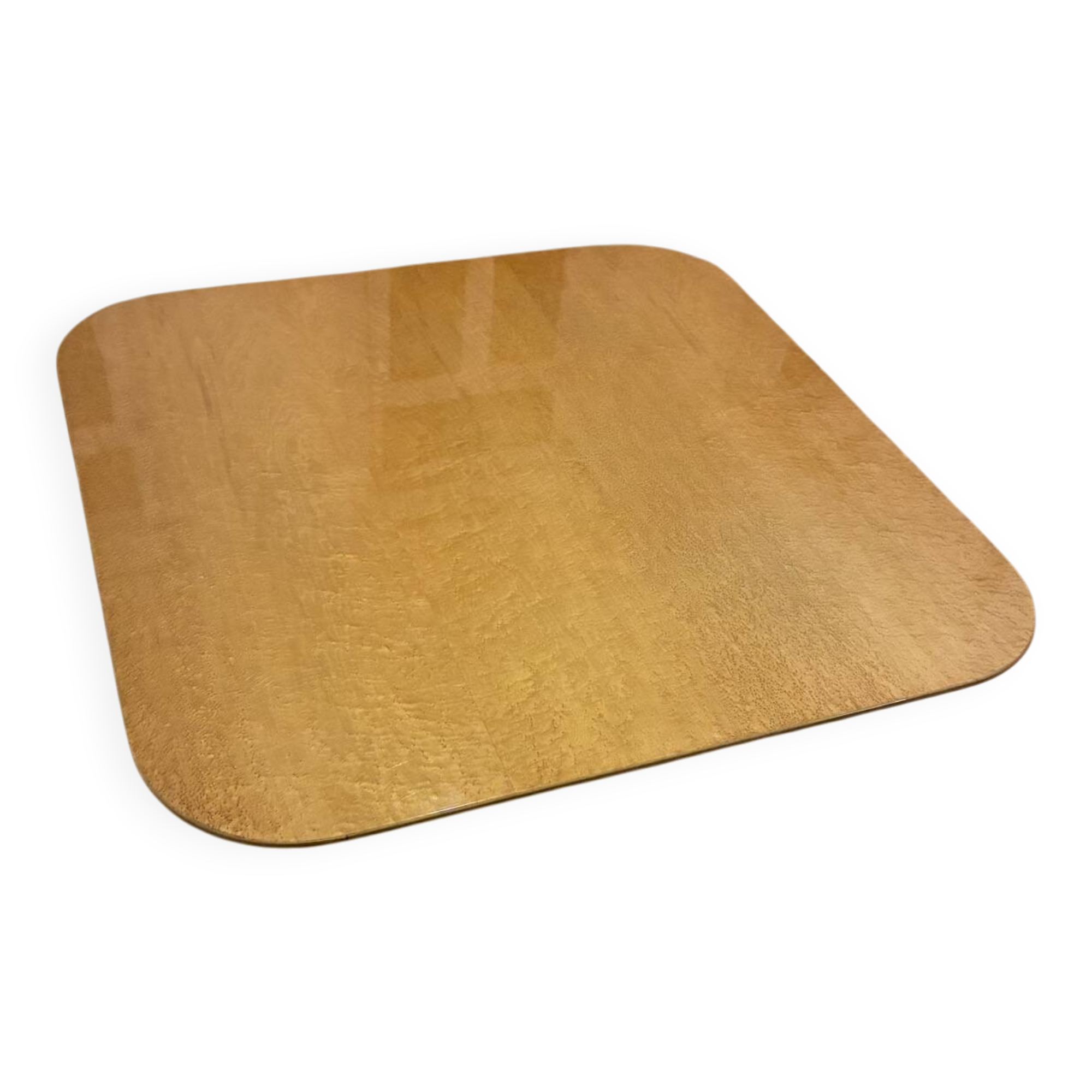 Coffee table by Giovanni OFFREDI (1927-2007) for Saporiti in burl wood.