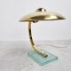 1930s art deco bauhaus brass desk lamp