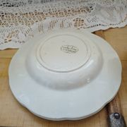 9 assiettes creuses Terre de fer Badonviller
