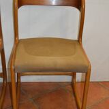 5 Baumann sled chairs