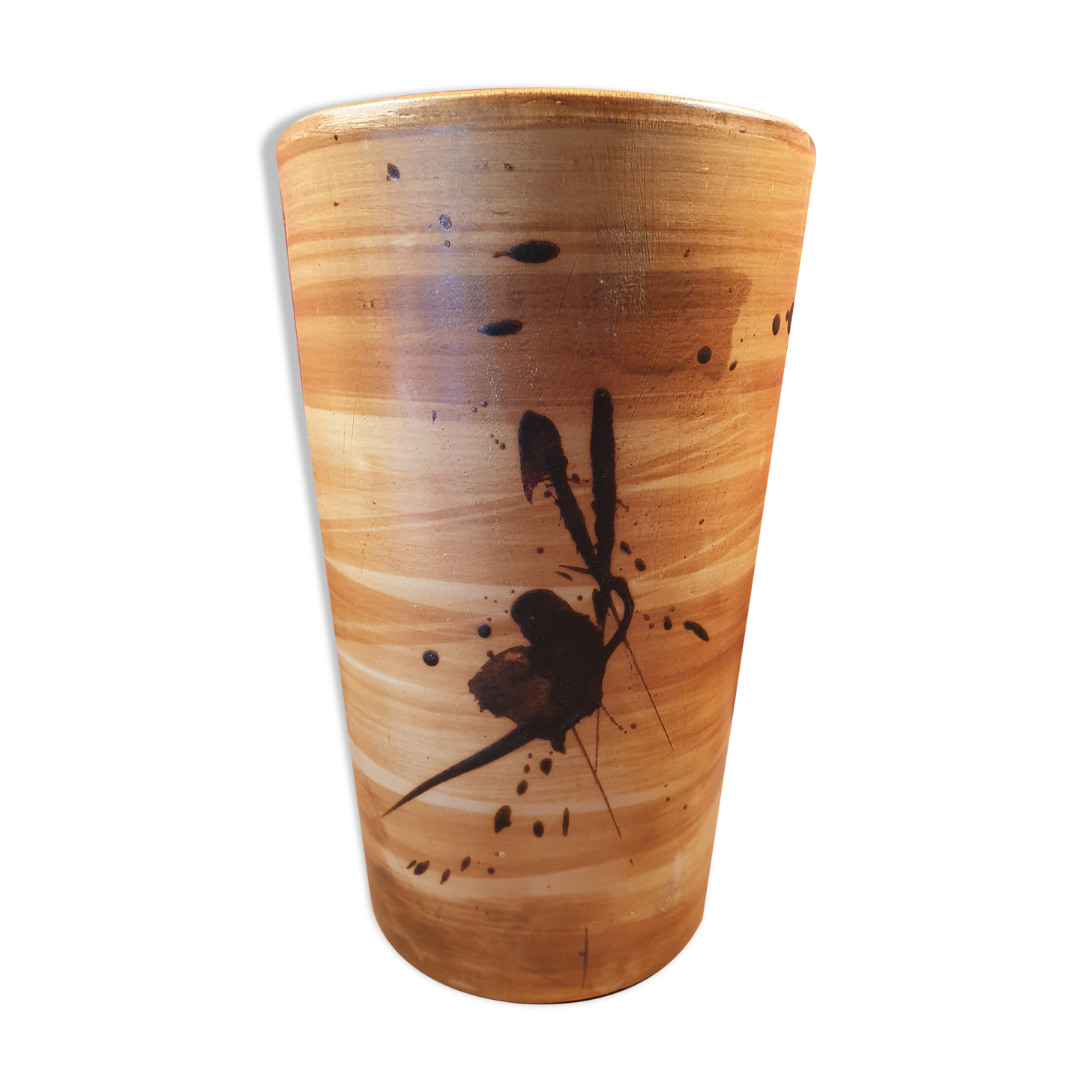 Vase céramique La Colombe Vallauris années 1960