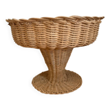 Vintage wicker fruit bowl