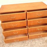 Large vintage light oak dresser