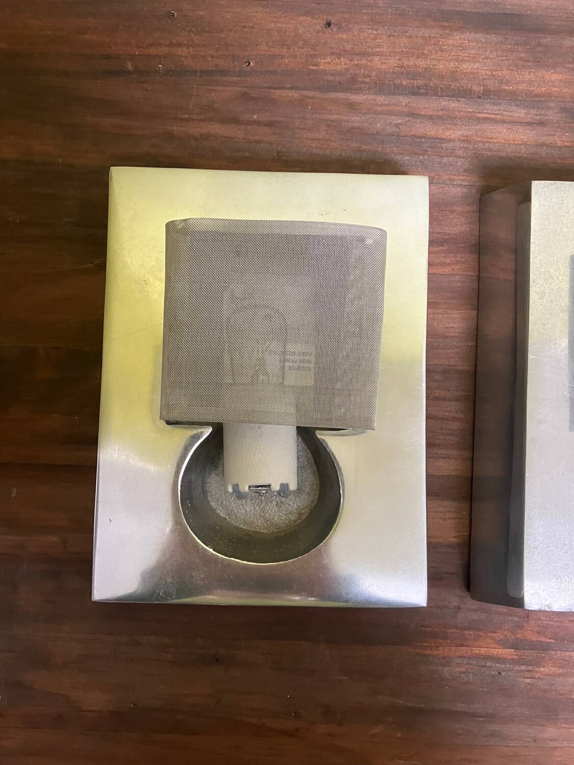 Marie Baratte cast aluminum wall lights