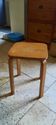 Wooden stool made of pine