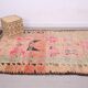 Pink vintage handmade moroccan rug 152 x 231 cm - Berber Wool Rug Antique