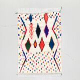 Azilal Moroccan Berber rug with colorful patterns 1.47x1.07m