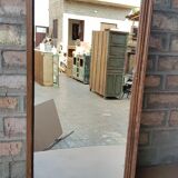 Ancient Burmese teak mirror