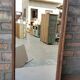 Ancien miroir en teck birman