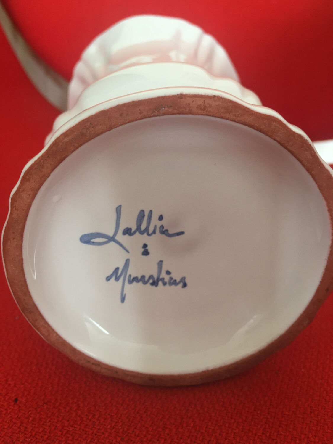 Vase faience Moustier