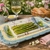 Asparagus dish with a sauce