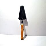 Vintage bamboo and stainless steel pie shovel Ethnic decoration