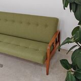 Green Banquette Daybed from Czechoslovakia 1960