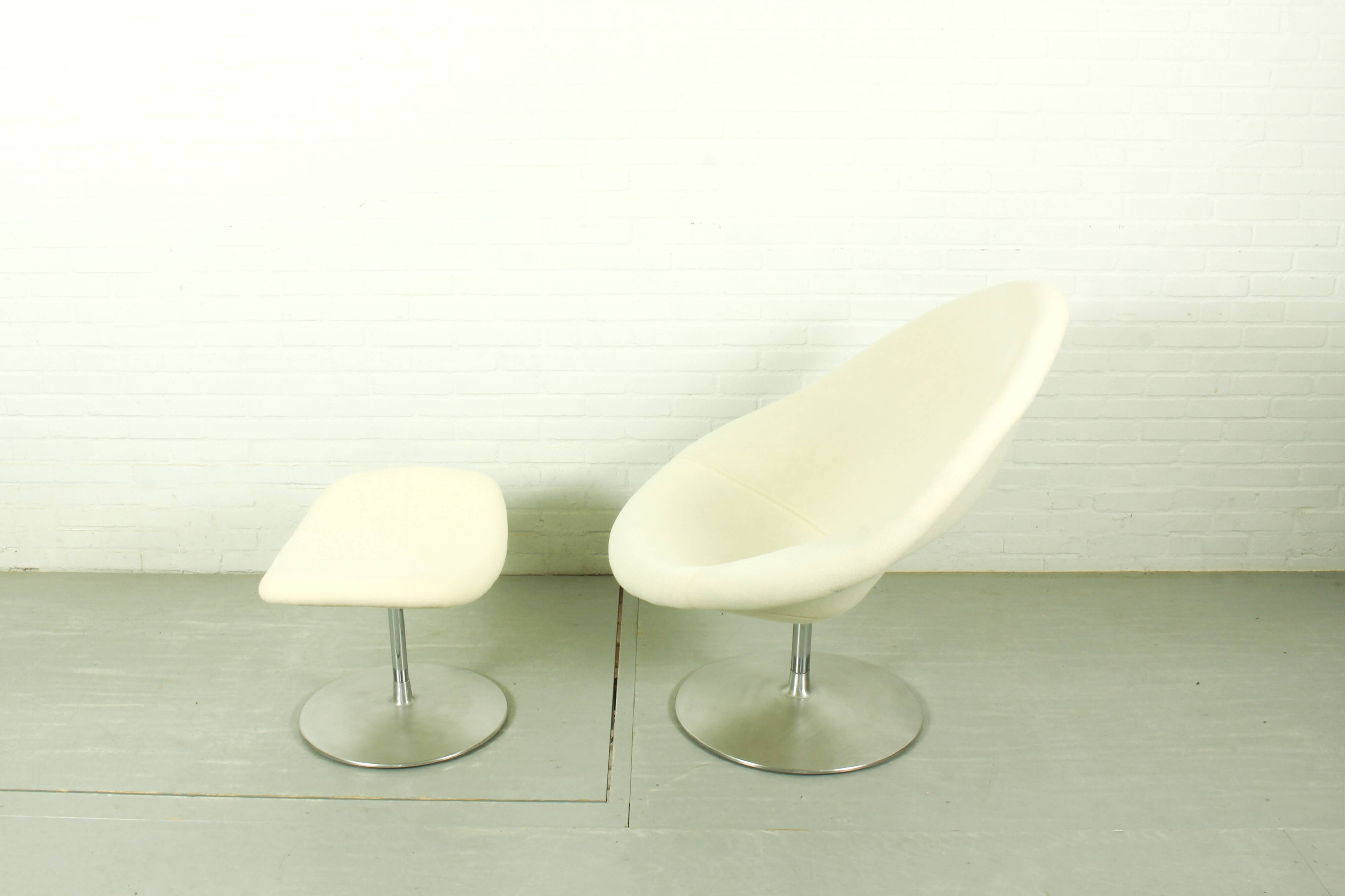 Iconic Pierre Paulin "Globe" Chair & Ottoman for Artifort
