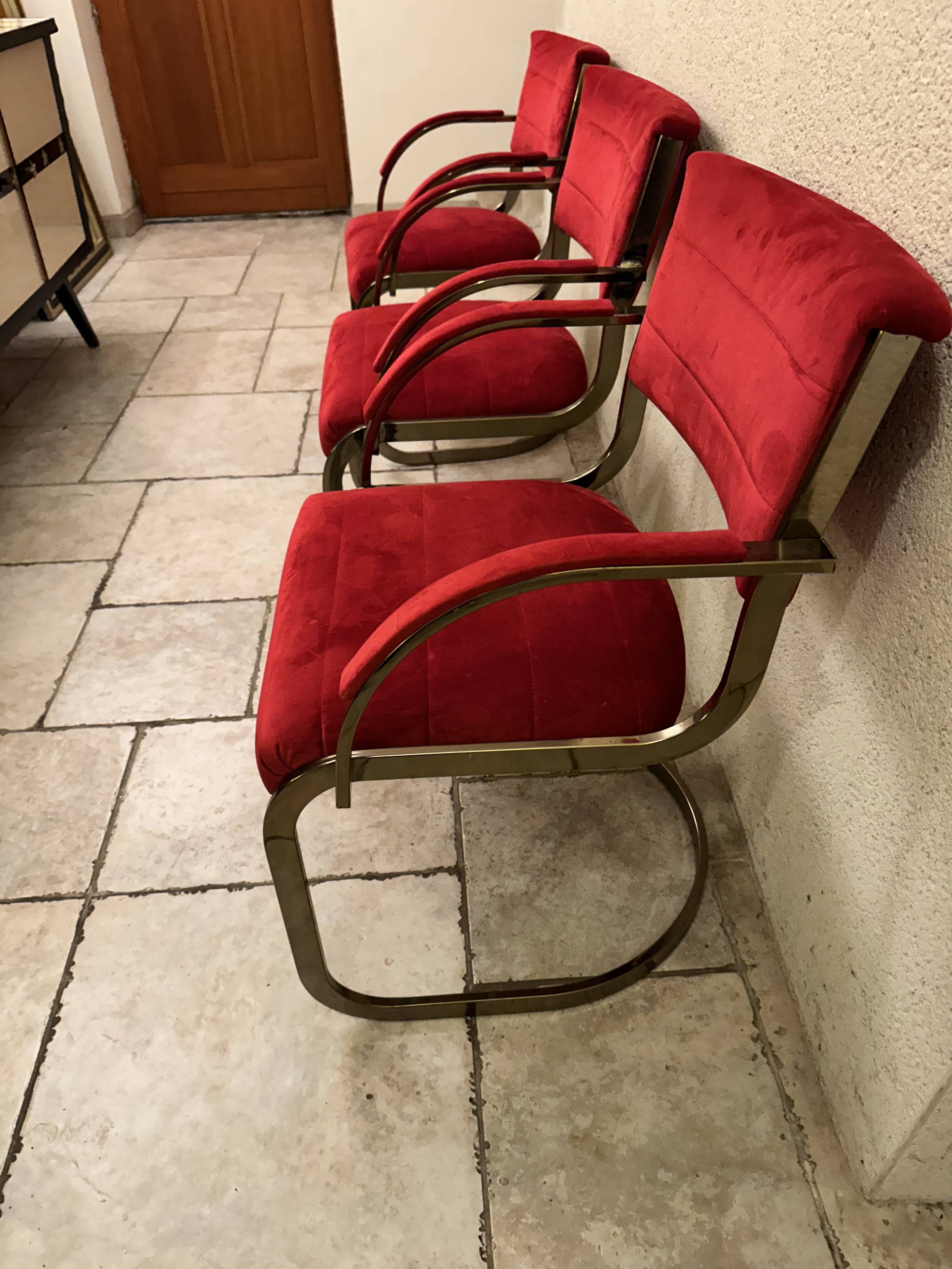 Milo Baughman (1923-2003), in the style of. Set of 6 chairs