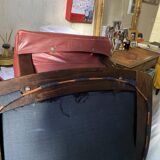 Kroken red leather armchair