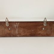 Vintage wooden wall coat rack