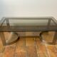 70´ glass coffee table