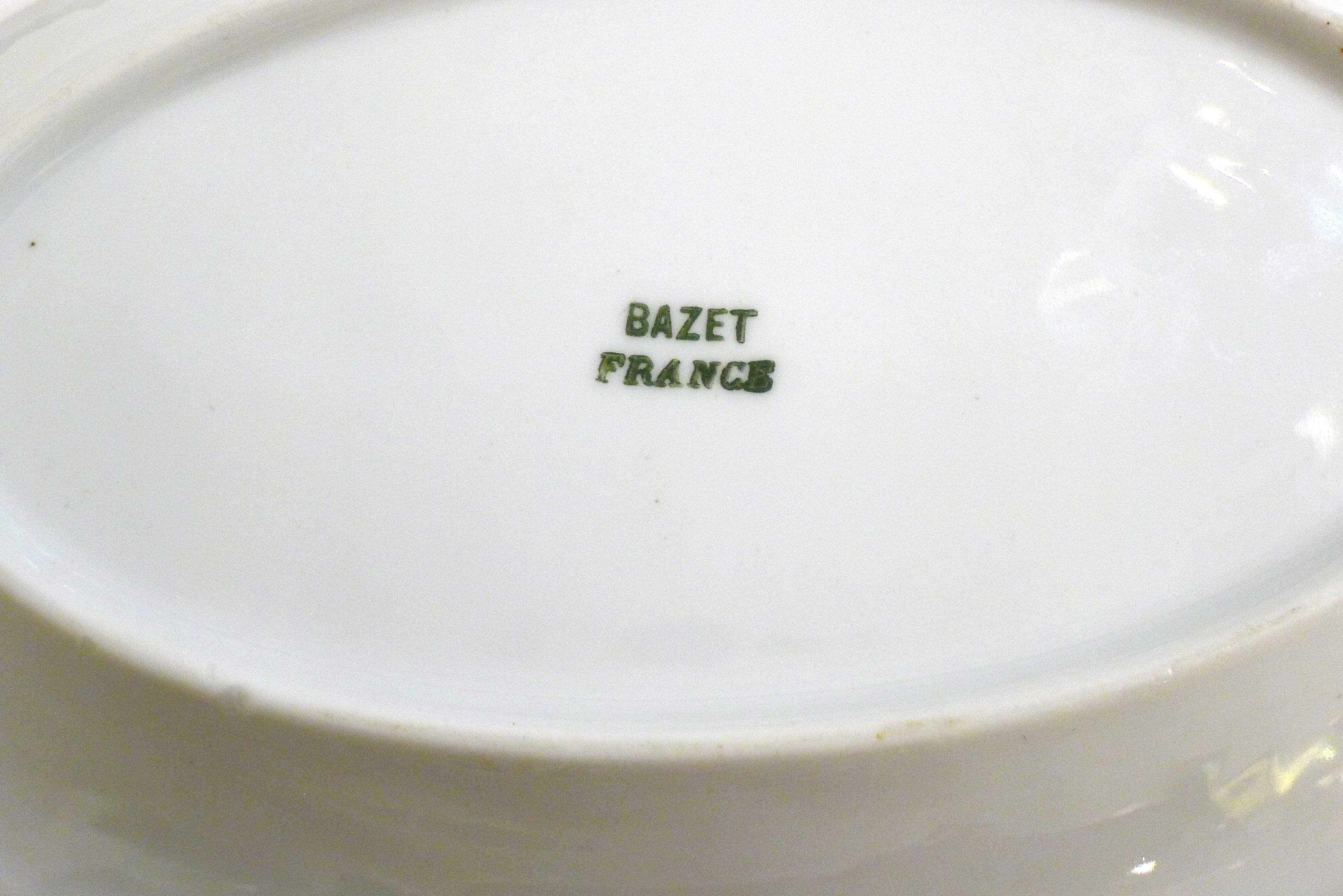 Paire de plats Art Déco