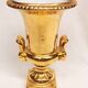 Medici-shaped vase in gilded Paris porcelain.