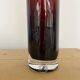 Large contemporary ruby red glass vase