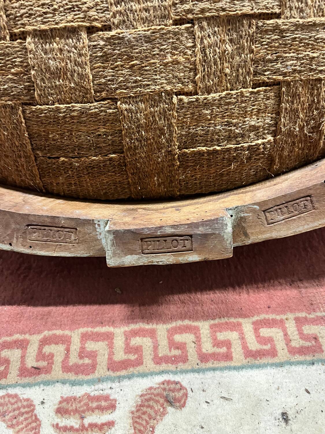 Louis XVI period armchair stamped