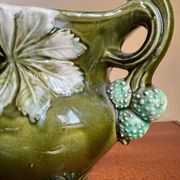 Old Art Nouveau majolica planter