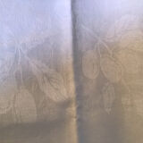 Square linen tablecloth marked RA