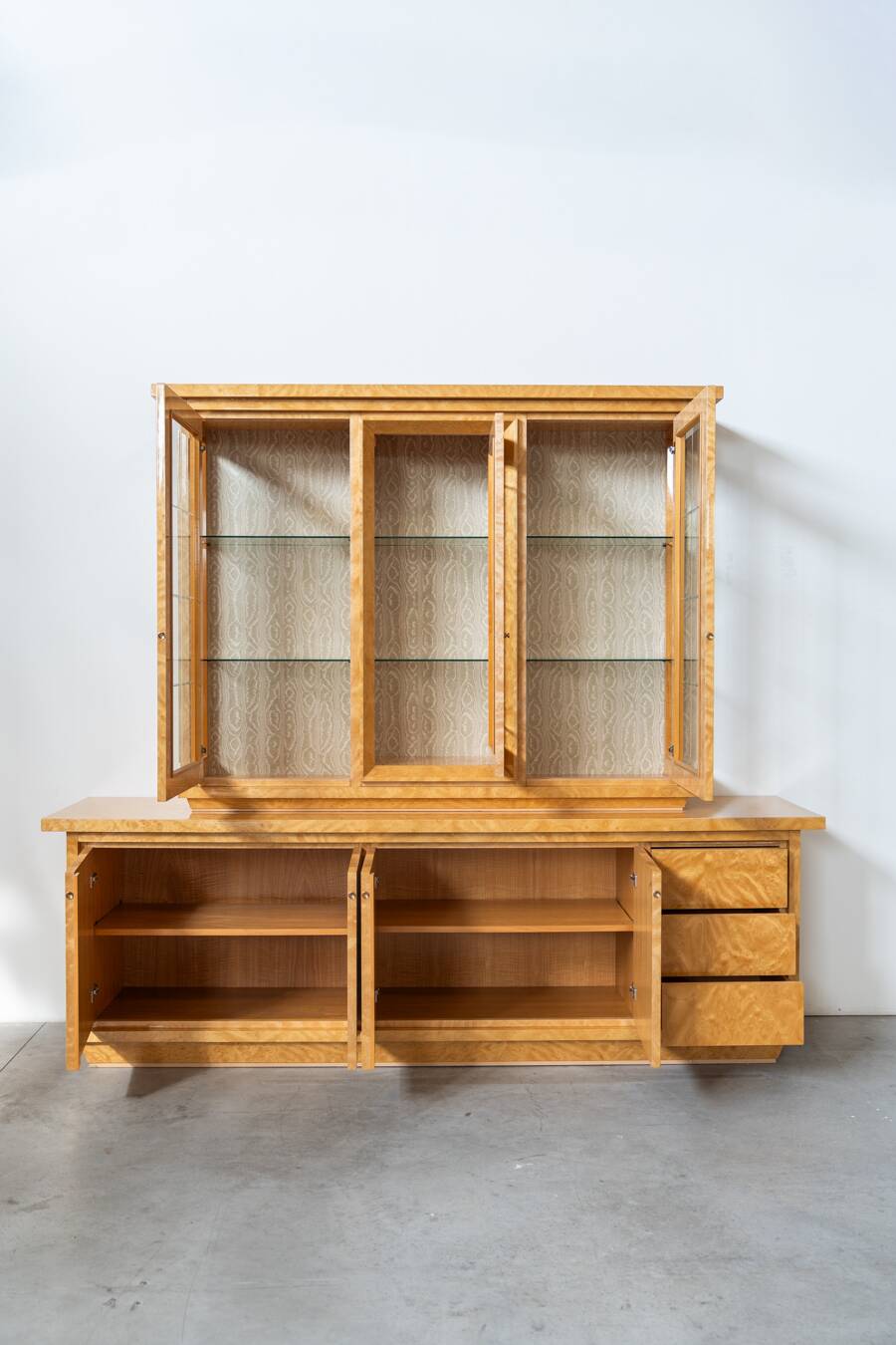 Aparador con vitrina, 1980/1990