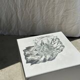 Large square ashtray large diamond tips
