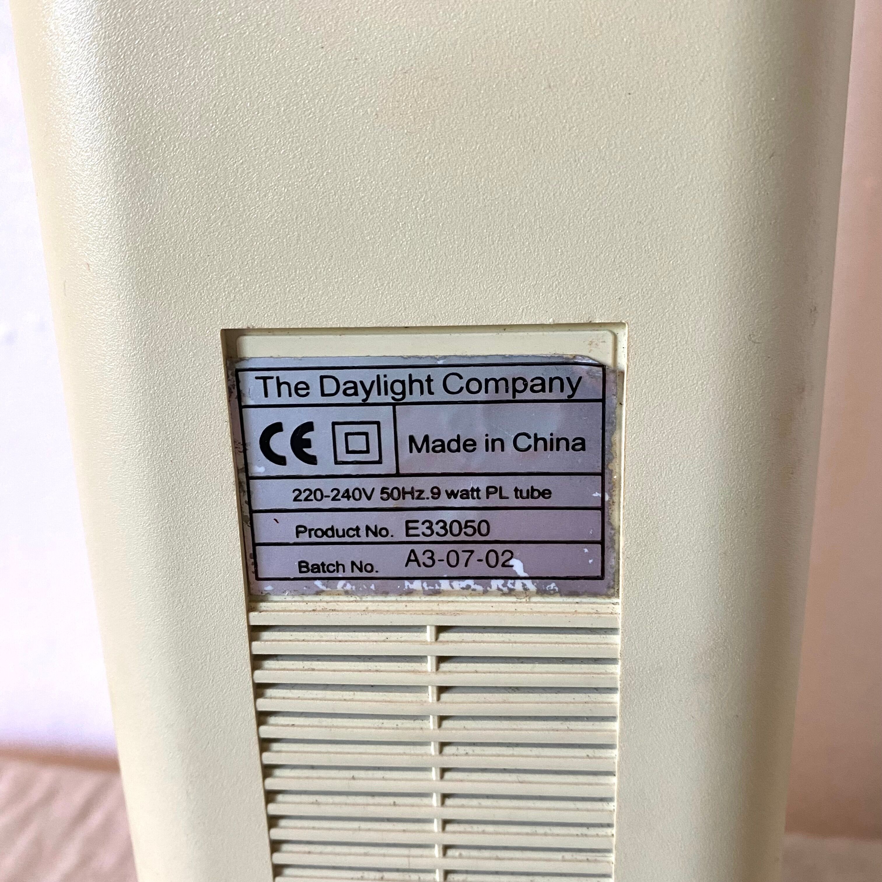 Dayligh folding desk lamp 80s