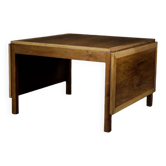 Table Basse Vintage Moderne à Abattant en Teck, Modèle 5362, Danemark par Børge Mogensen pour Fredericia, 1960s