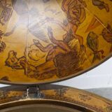 Bar globe maps rolling world